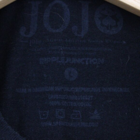 JoJo's Bizarre Adventure Shirt Mens Black Anime Graphic Logo Cotton Size Large L - Picture 6 of 9